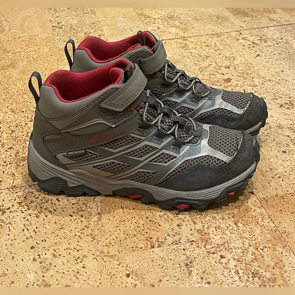 Merrell  Big Kid's Moab Speed Mid 2 A/C Waterproof Size 2.5 M - Picture 11 of 16
